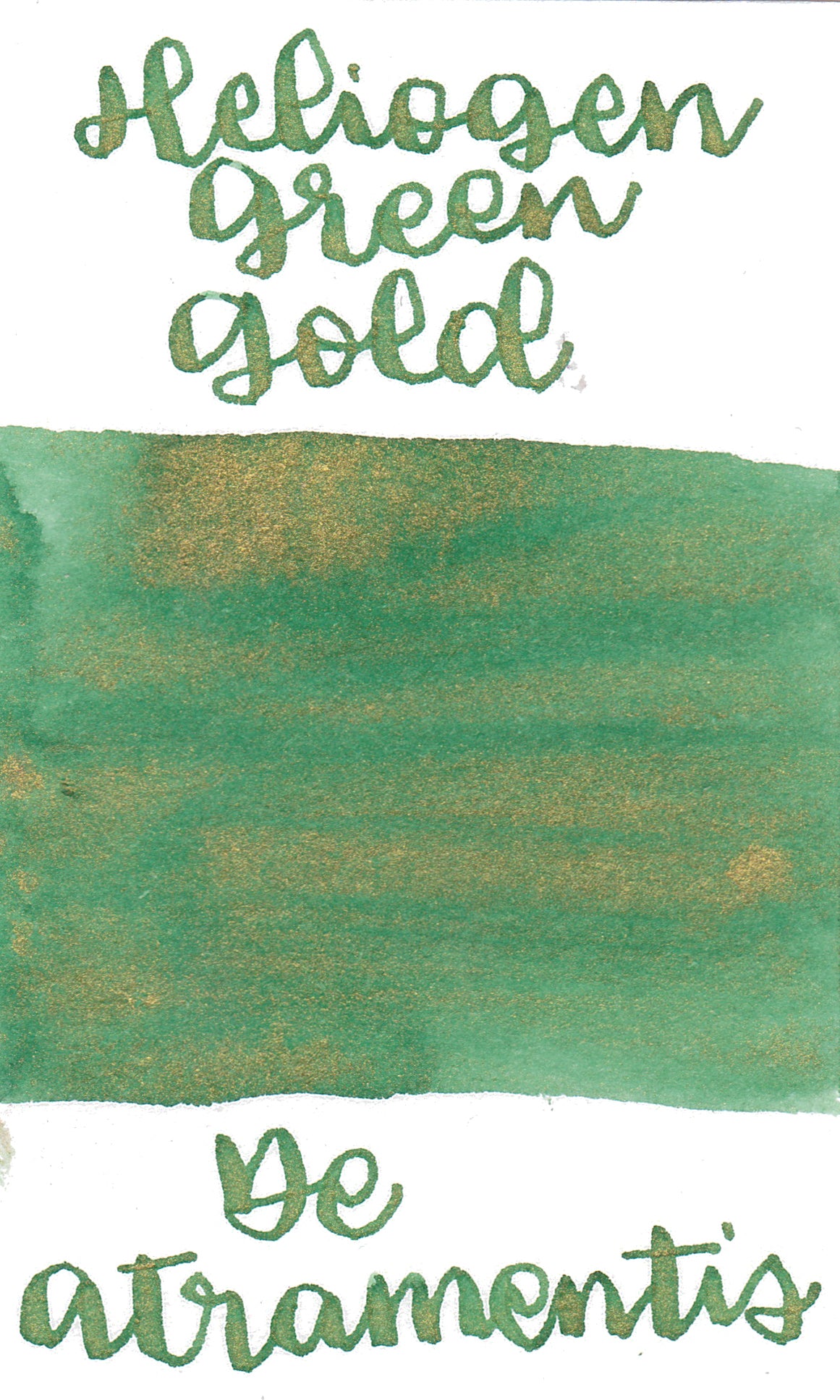 De Atramentis Pearlescent Heliogen Green Gold