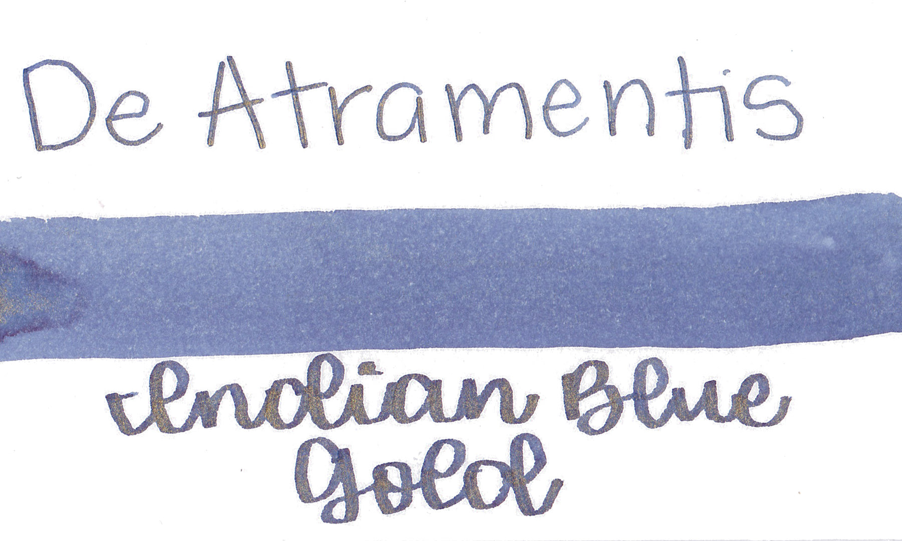 De Atramentis Pearlescent Indian Blue Gold