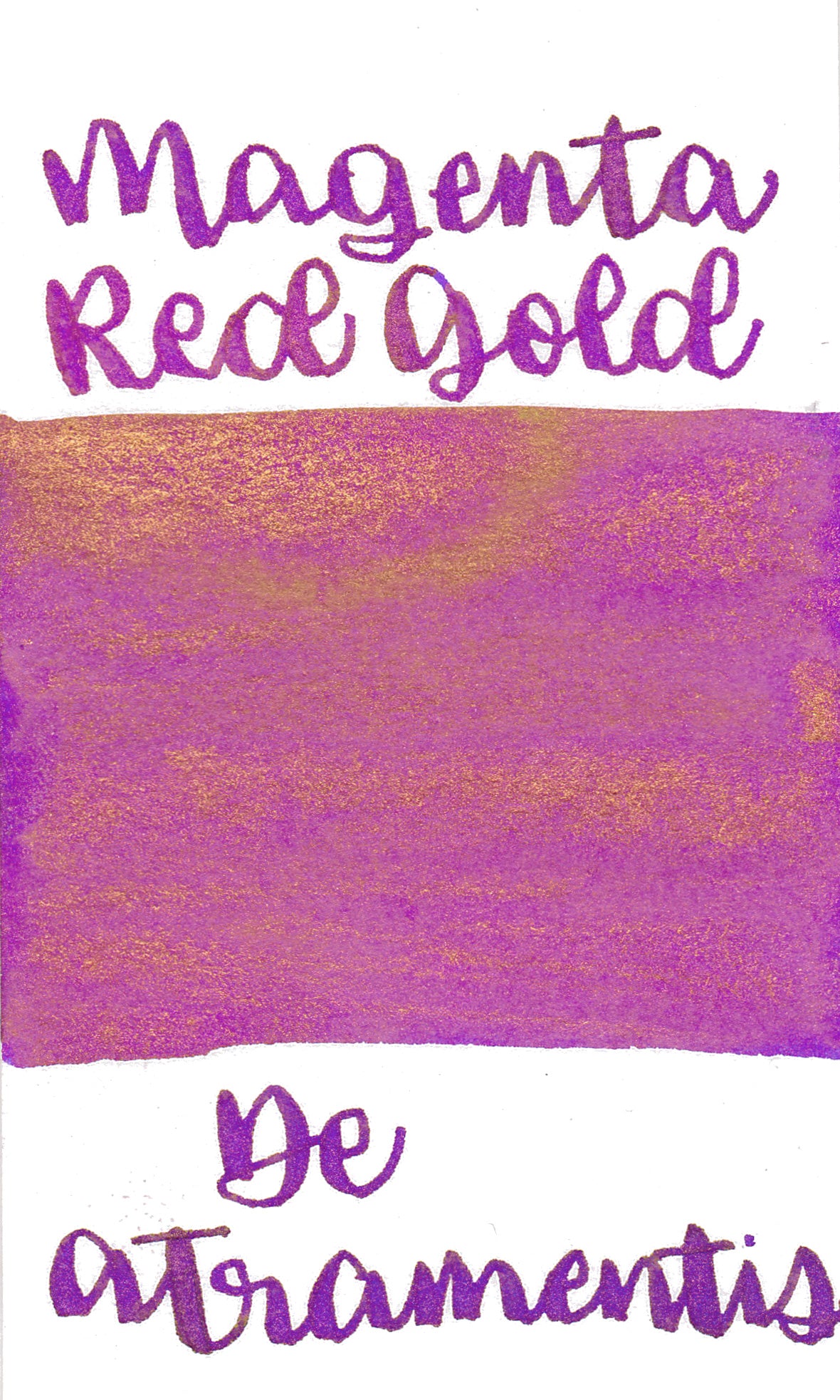 De Atramentis Pearlescent Magenta Red Gold