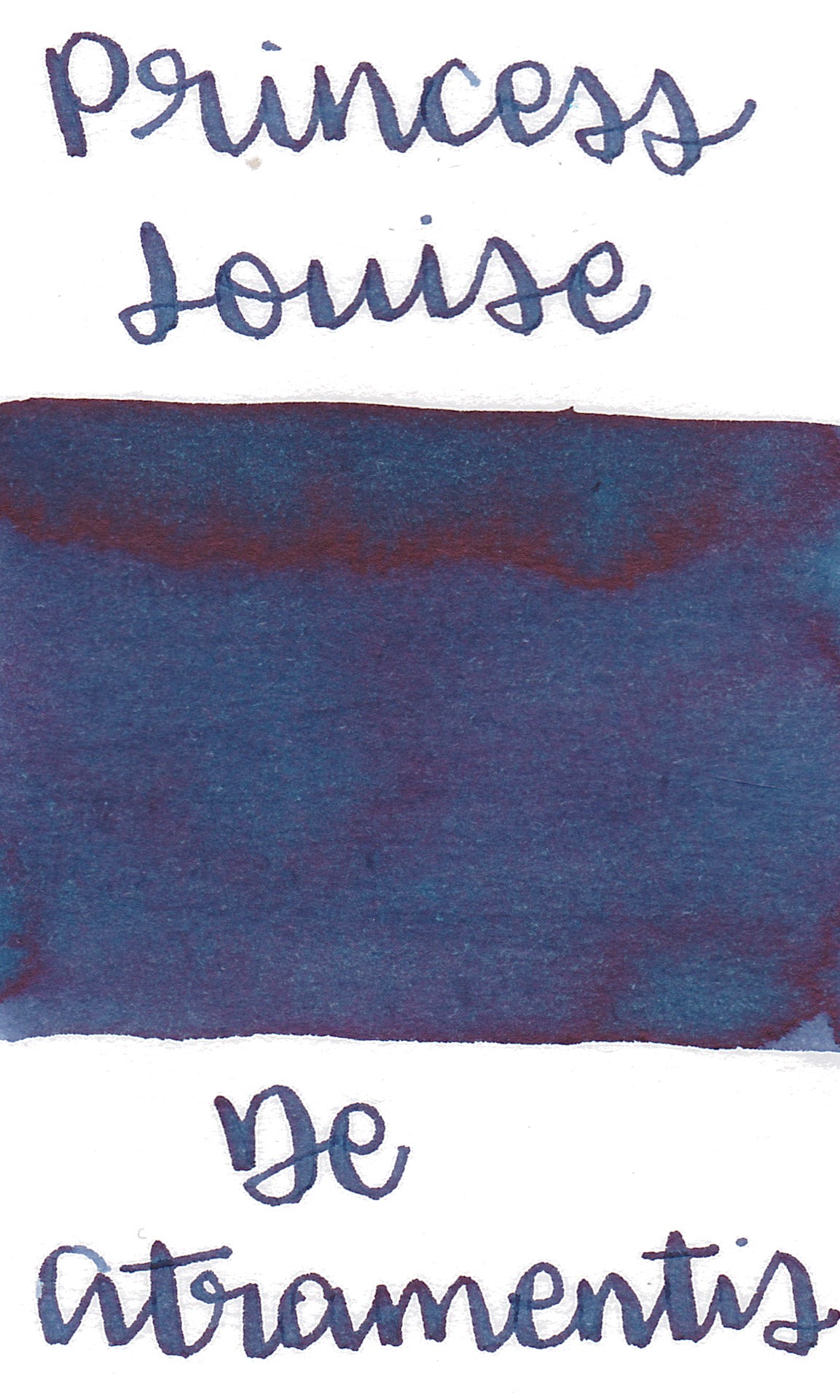 De Atramentis Ink Princess Louise of Prussia, Pacific Blue