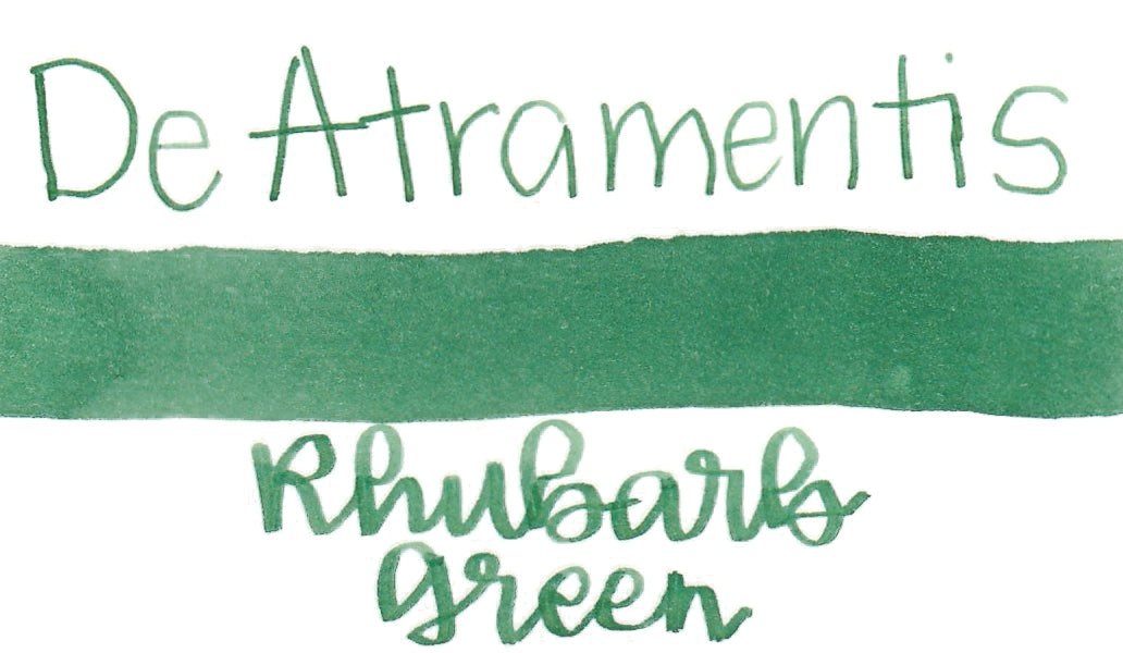 De Atramentis Ink Fragrance Rhubarb, Green