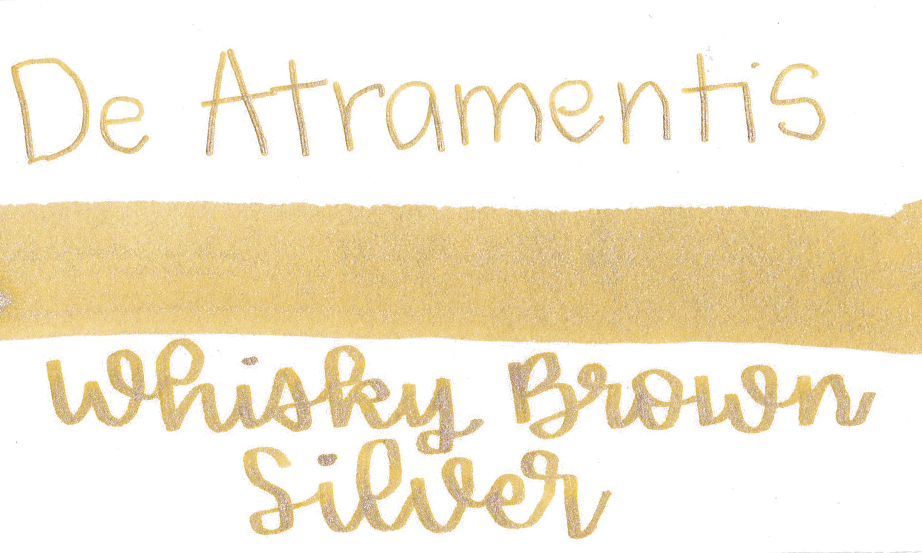 De Atramentis Pearlescent Whisky Brown Silver