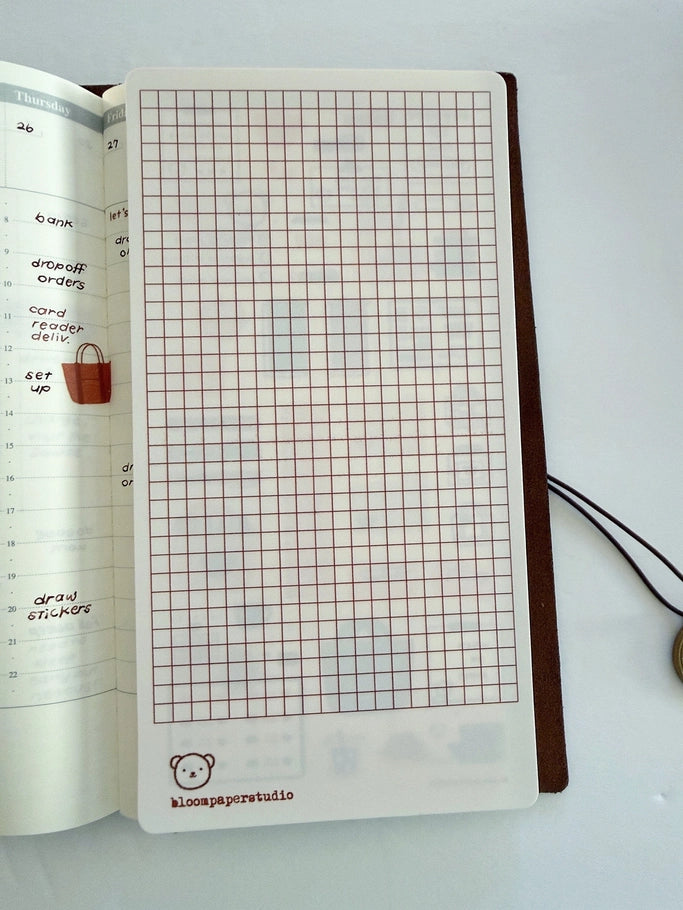 Bloom Paper Studio - Writing Mat/Pencil Board - Teddy's Brain Dump & Supplies TN