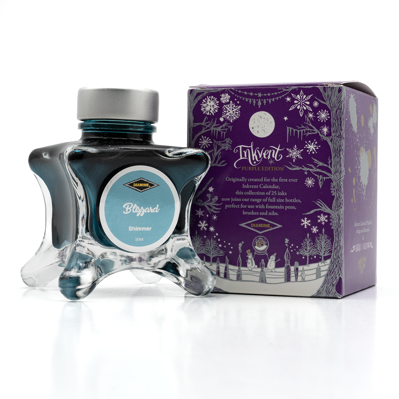 Diamine Purple Edition Shimmer Blizzard