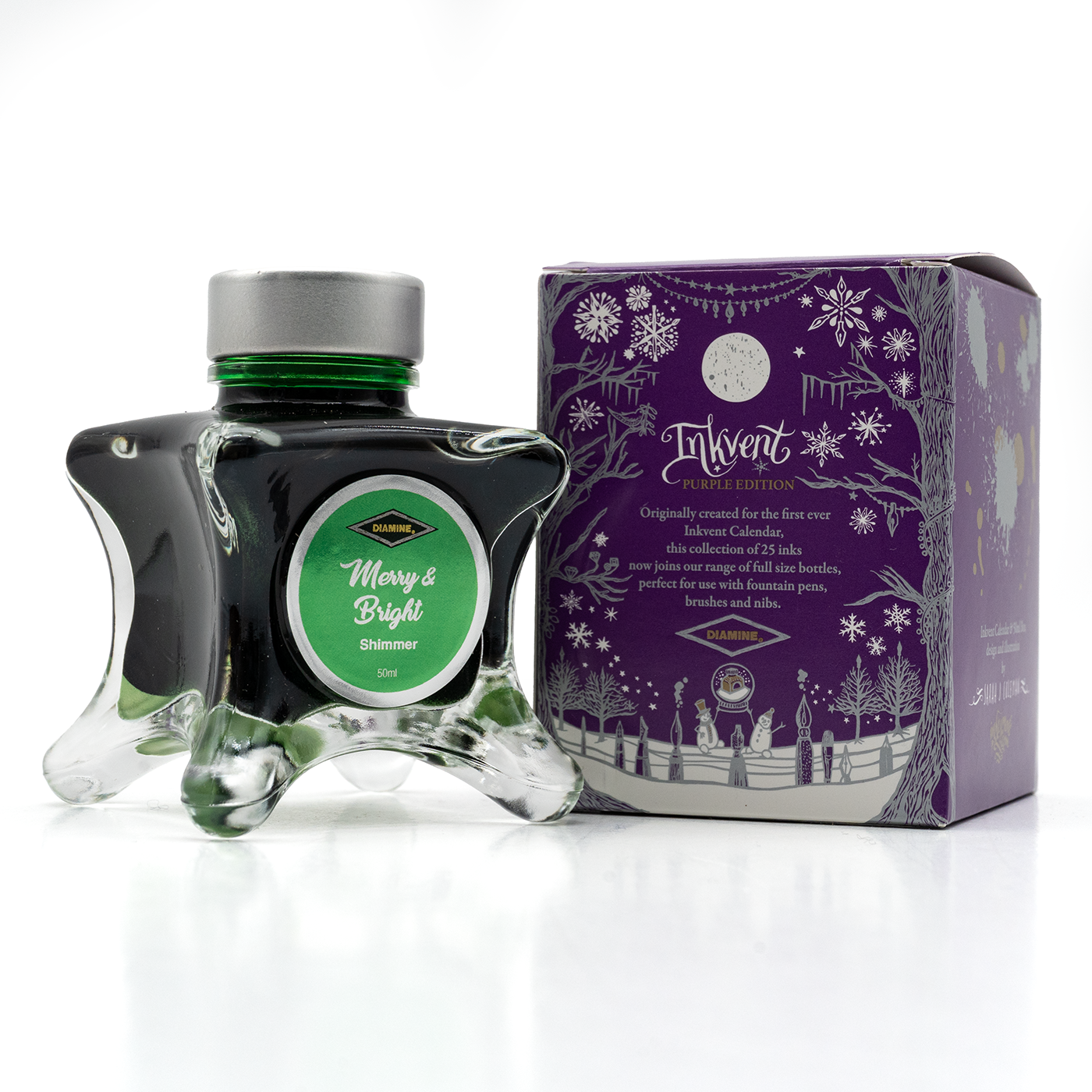 Diamine Purple Edition Shimmer Merry & Bright