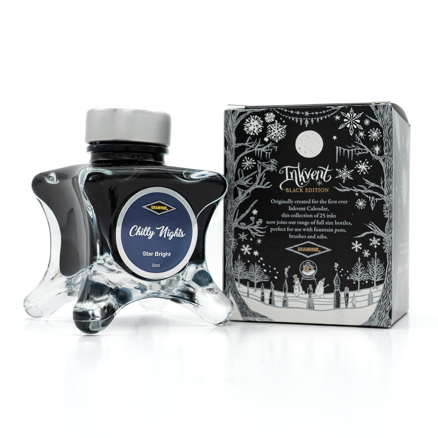 Diamine Black Edition Chilly Nights Shimmer Ink