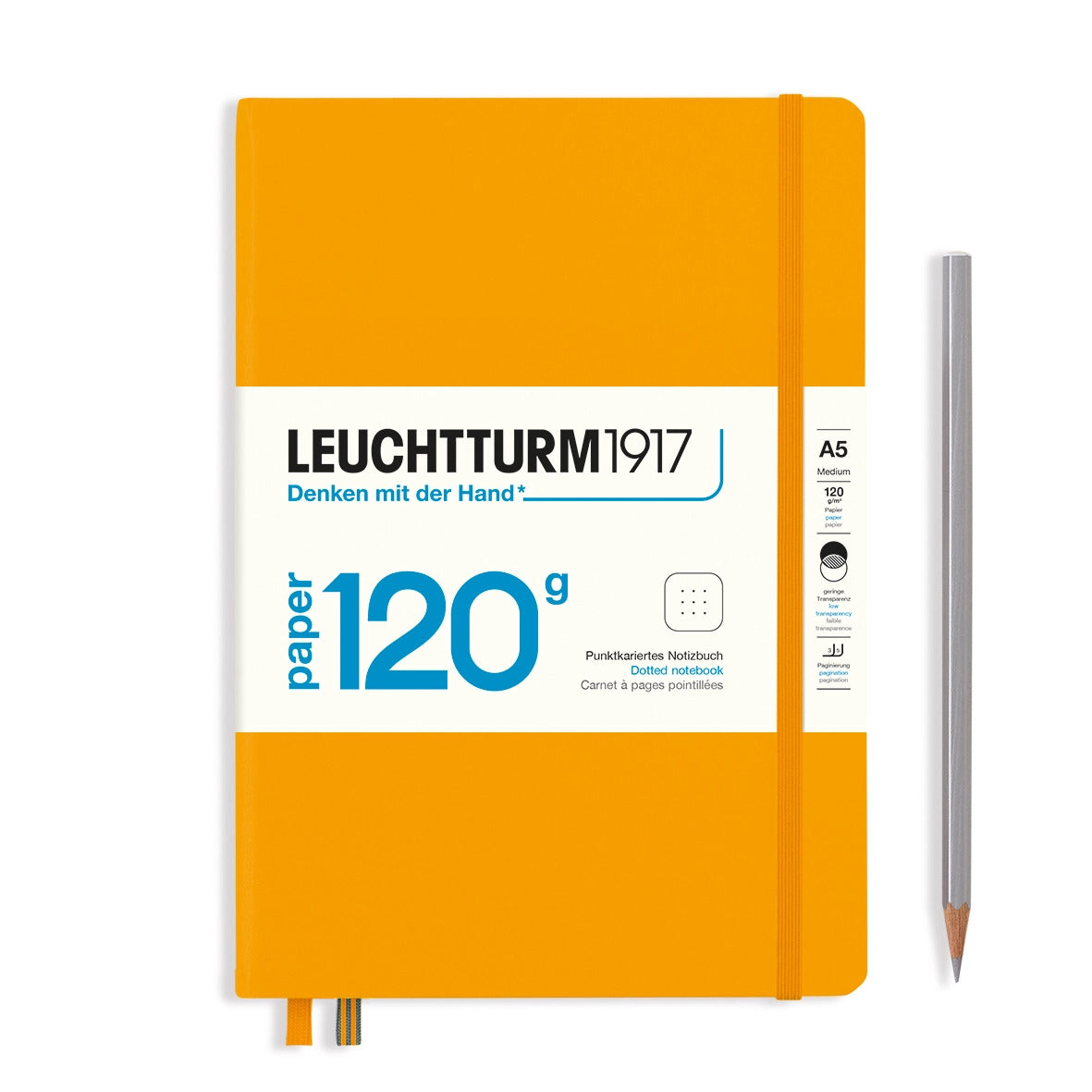 Leuchtturm A5 Medium Dotted Notebook - Rising Sun