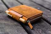 Galen Leather Co. EDC Wallet - Crazy Horse Brown