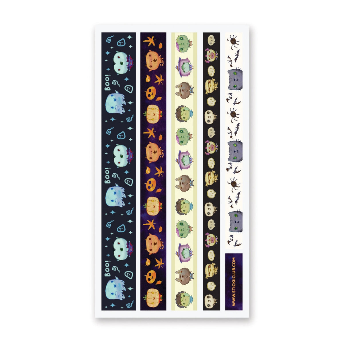 STICKII Sticker Sheet - Monster Mash Sticker Strips