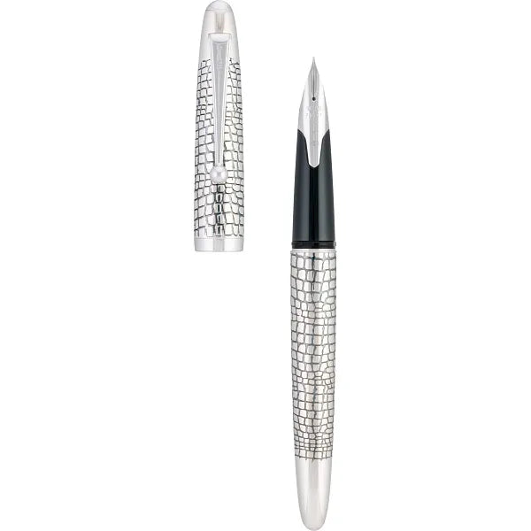 Pilot Sterling Silver Fountain Pen - Ishidatami