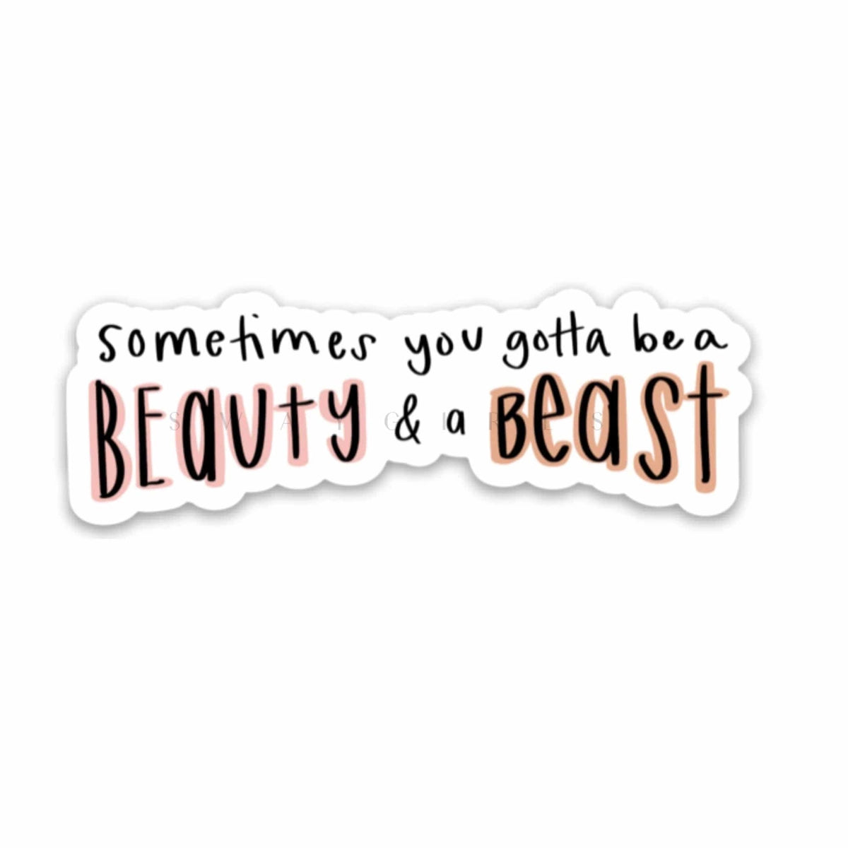 Swaygirls - Vinyl Sticker - Beauty & Beast