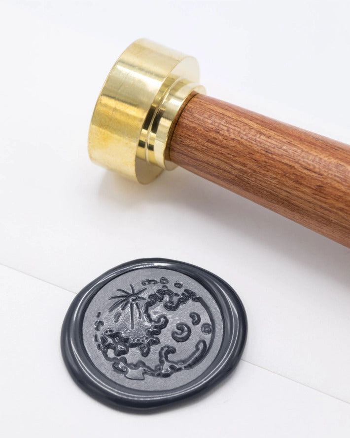 Cognitive Surplus - Wax Stamp - Moon