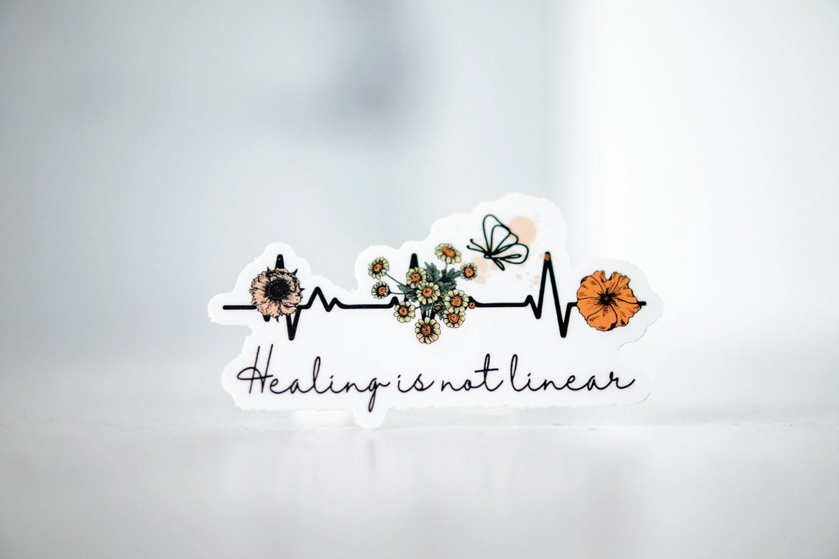 Savannah and James Co - Vinyl Sticker - Healing is Not Linear