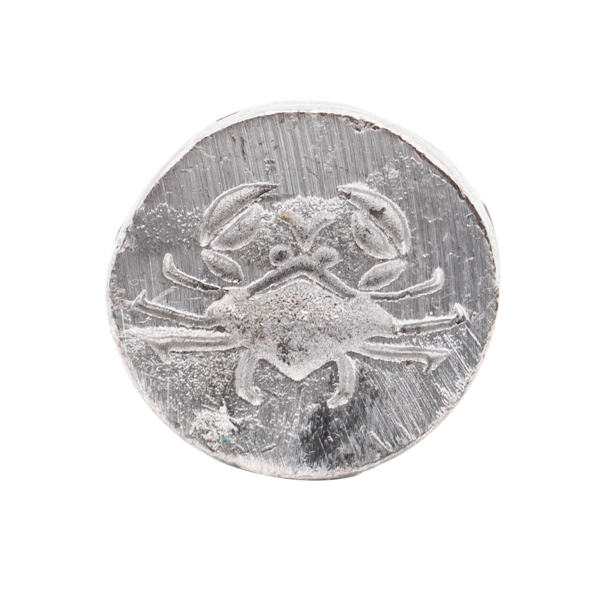 Global Solutions Metal Wax Seal 3/4" with Fleur-de-lis handle - Crab