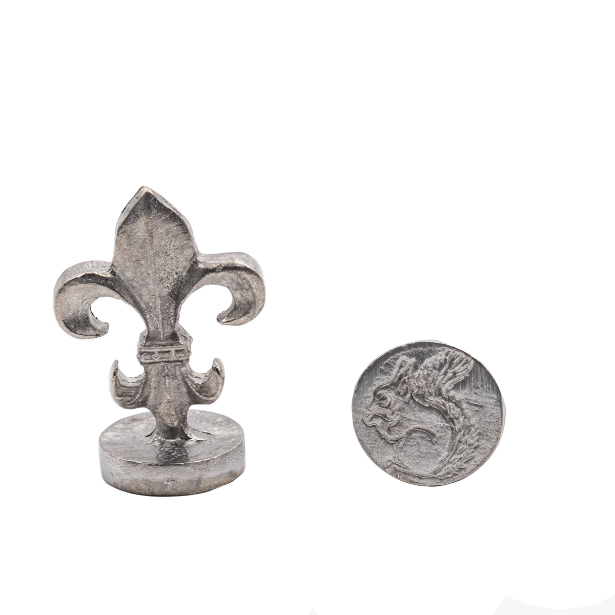 Global Solutions Metal Wax Seal 3/4" with Fleur-de-lis handle - Squirrel