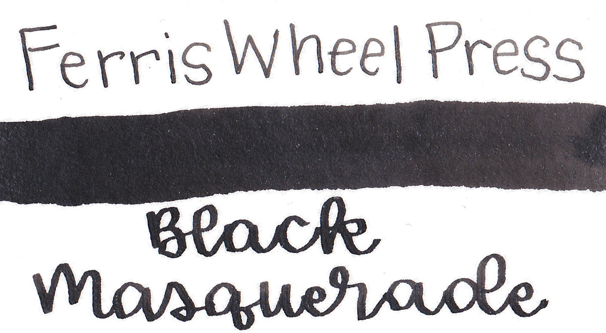 Ferris Wheel Press - Fanciful Events Calligraphy Ink - Black Masquerade