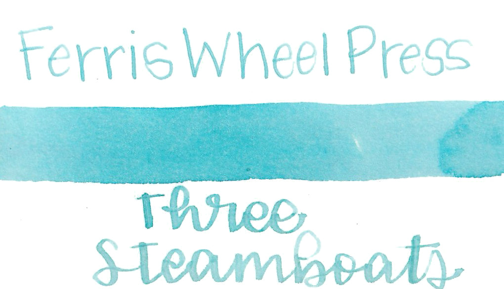 Ferris Wheel Press Three Steamboats Ink