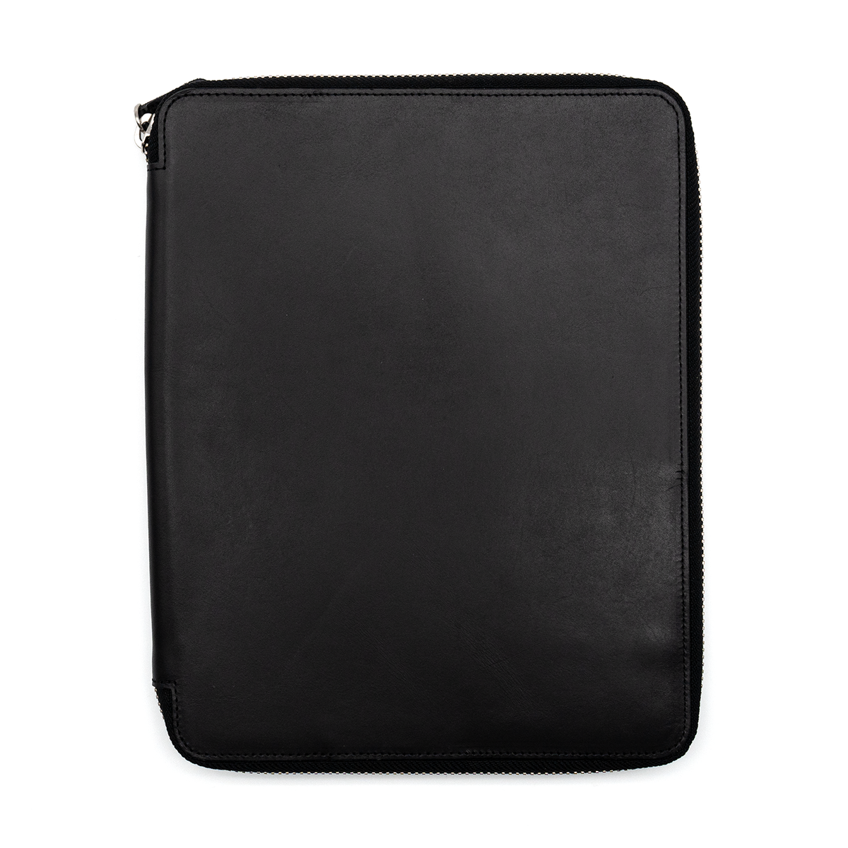 Galen Leather Co. Zippered B5 Notebook Folio - Black