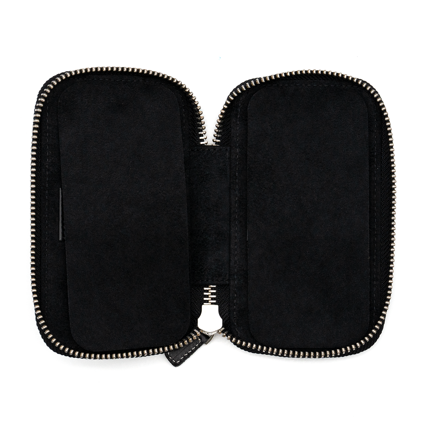 Galen Leather Co. Zippered 6 Slot Pen Case - Black
