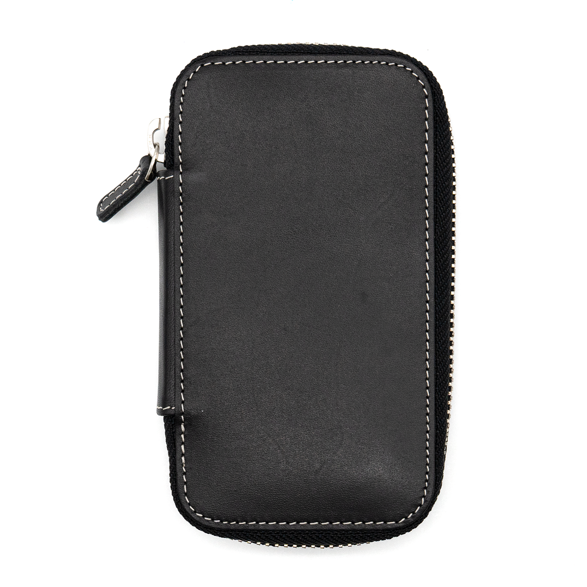 Galen Leather Co. Zippered 6 Slot Pen Case - Black