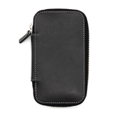 Galen Leather Co. Zippered 6 Slot Pen Case - Black