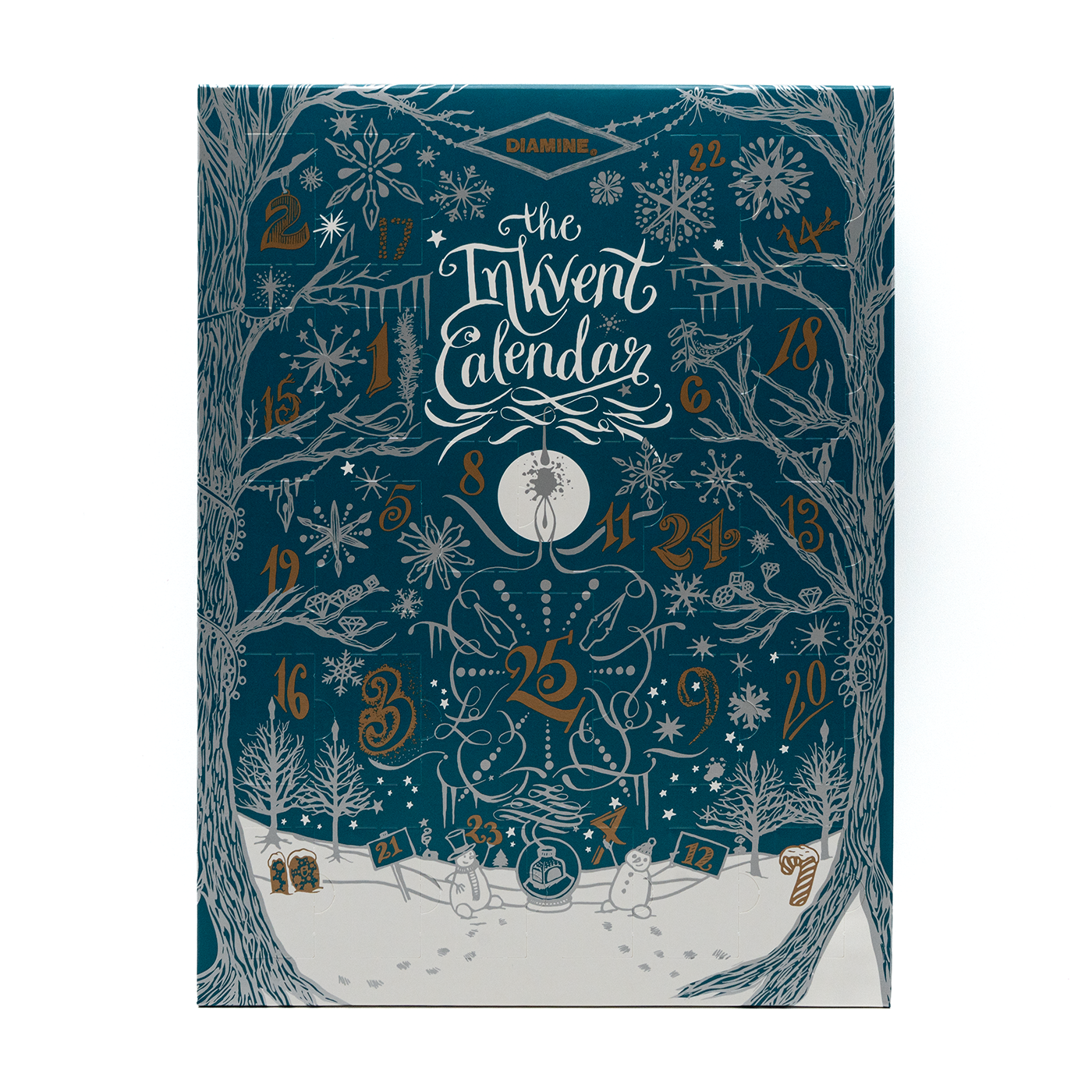 Diamine Inkvent 2025 Calendar Teal Edition