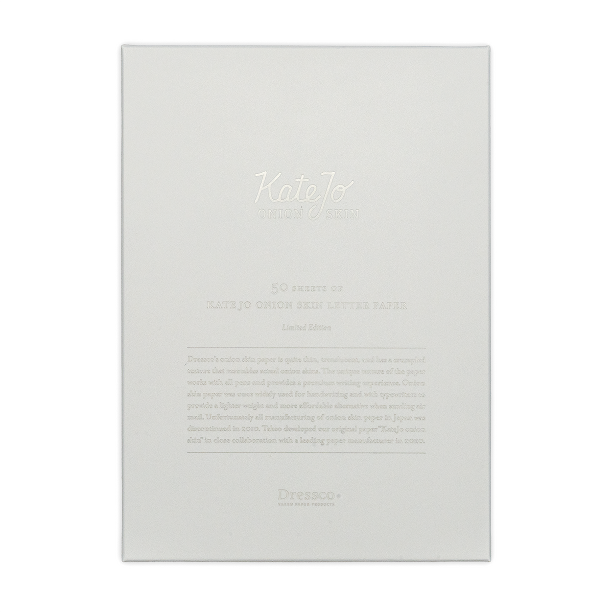 Takeo Dressco Onion Skin Letter Box