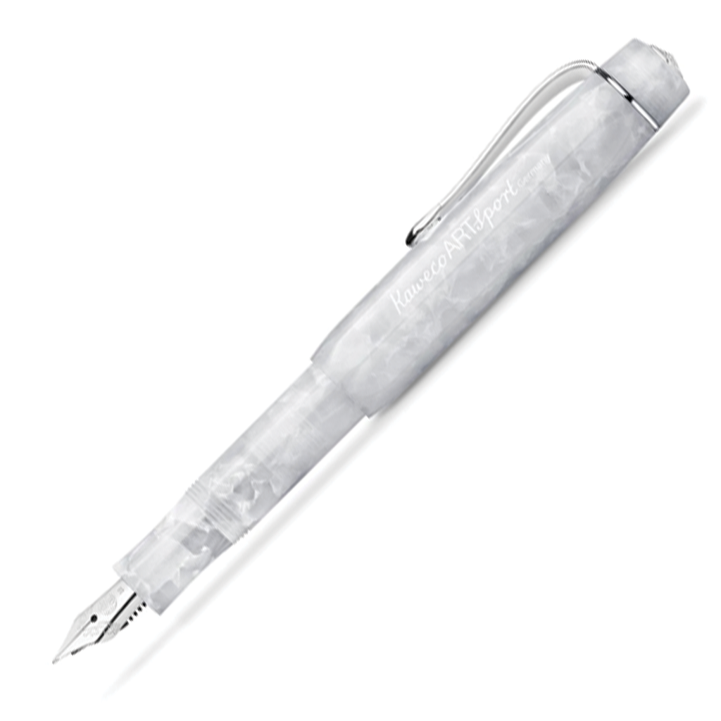 Kaweco Art Sport - Mineral White Acrylic Fountain