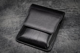 Galen Leather Co. Magnetic Flap Pen Case for 5 Pens - Black