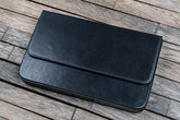 Galen Leather Co. Magnum Opus 12 Slot Magnetic Hard Pen Case - Black