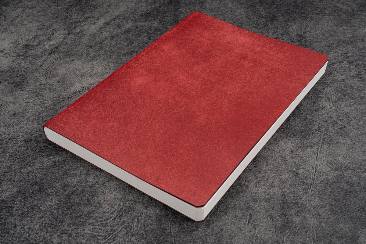 Galen Leather Co. Leather Notebook - Tomoe River Paper - A5 - Carmine Red