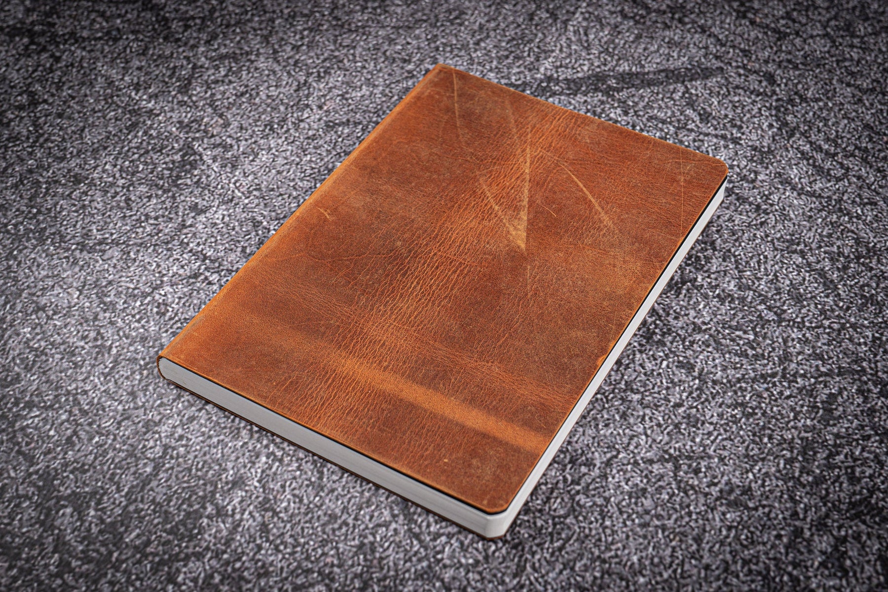 Galen Leather Co. Leather Notebook - Tomoe River Paper - B6 Crazy Horse Brown