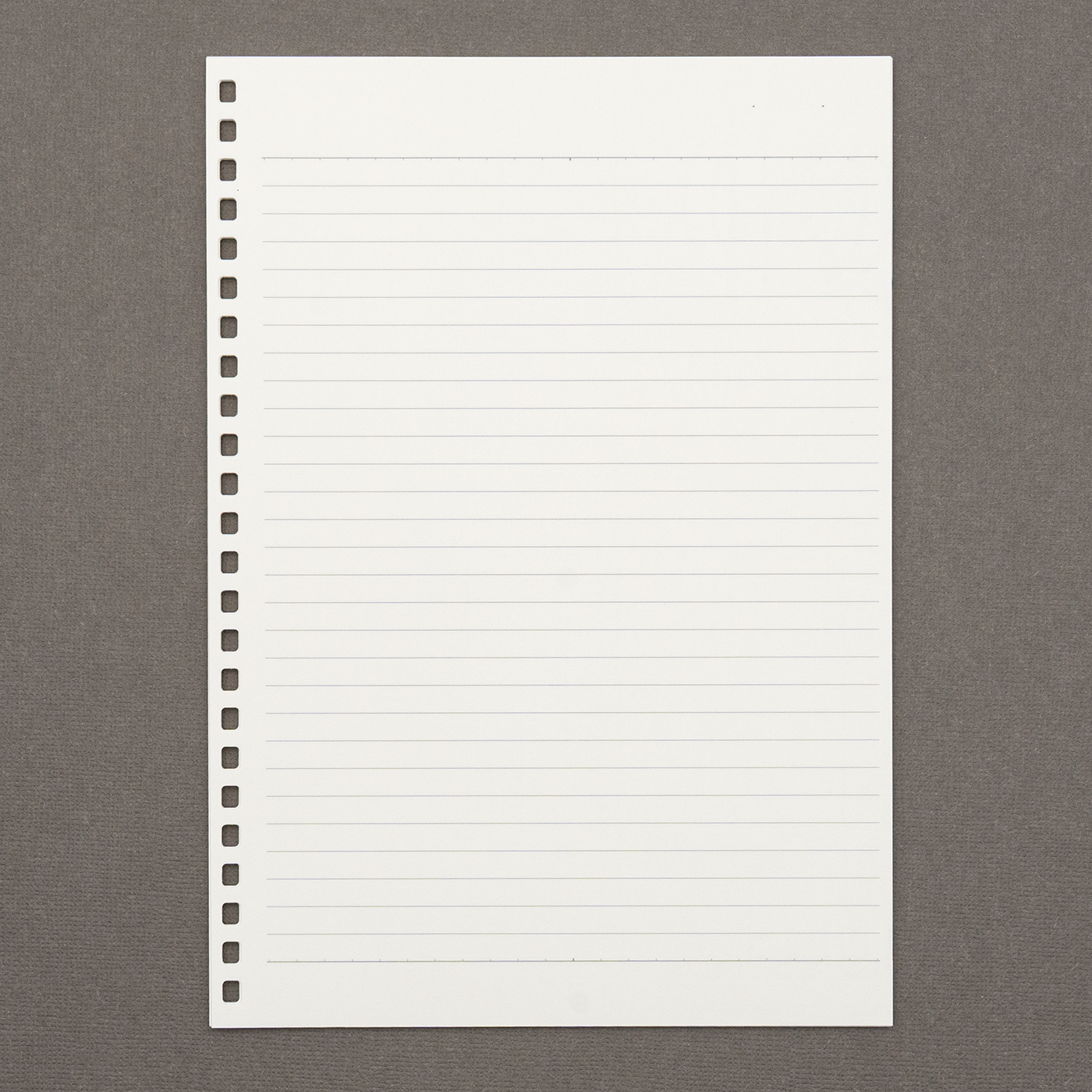 LIHIT LAB Twist Ring 6mm Line Loose Leaf Paper A5