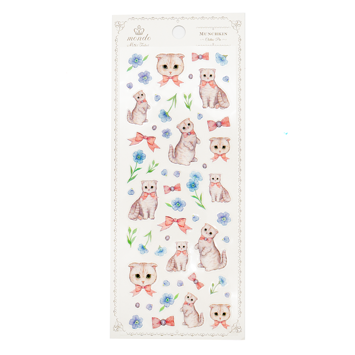 Miki Takei Mondo - Munchkin Sticker Sheet