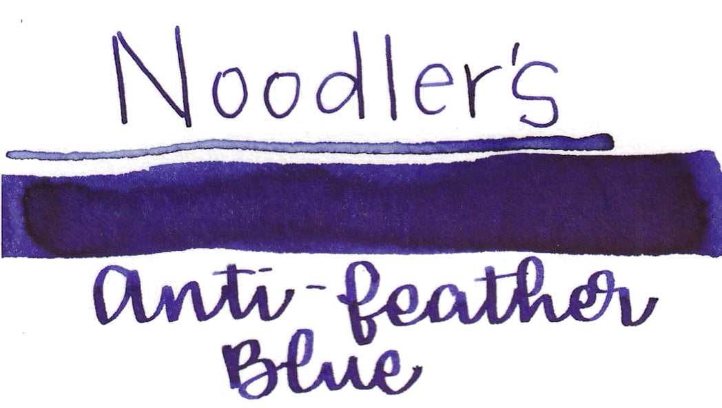 Noodler's Anti-Feather Blue