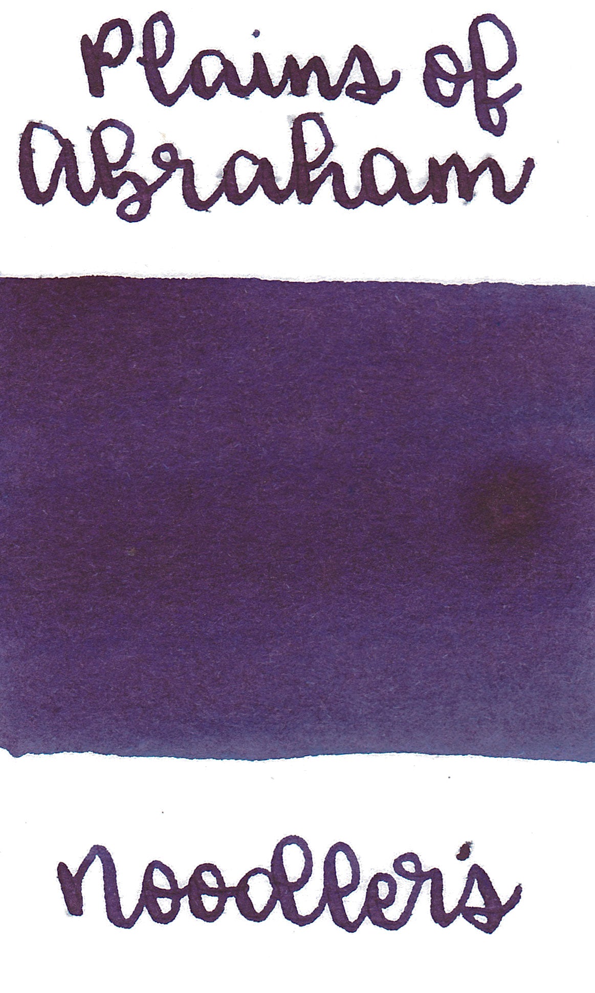 Noodler's Blue Upon the Plains of Abraham
