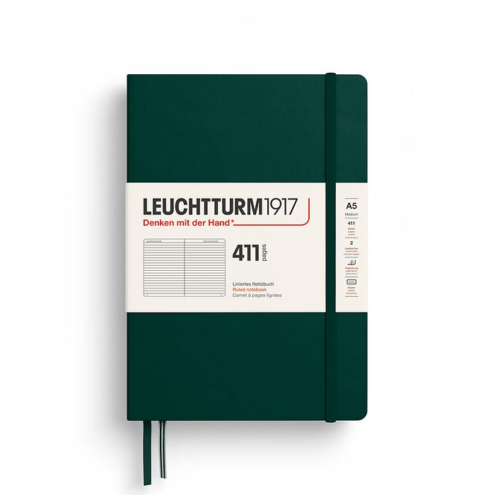 Leuchtturm A5 Notebook 411 Edition Medium Lined Notebook
