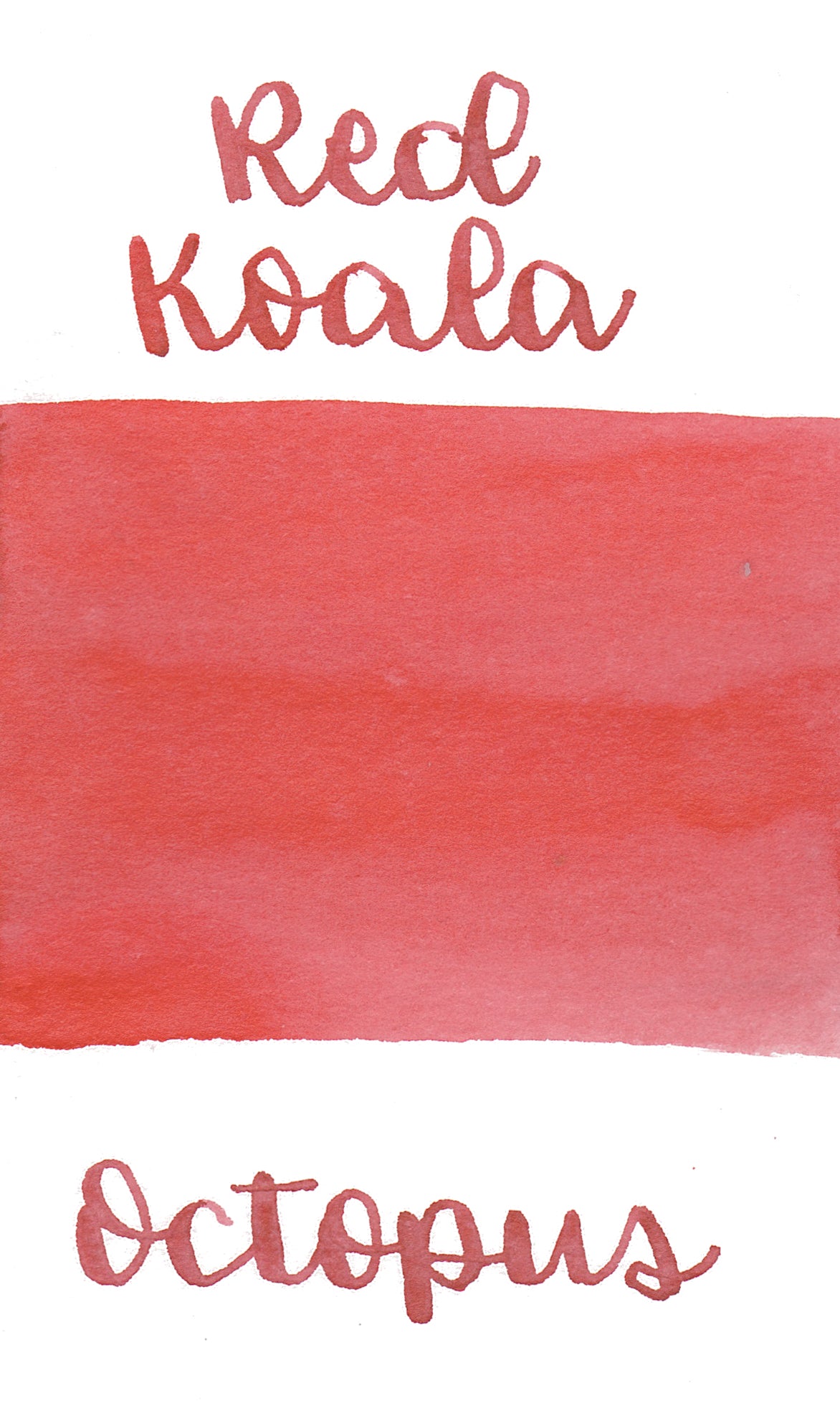 Octopus Write and Draw Ink 388 Red Koala