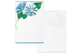 Midori Post Card 785 Foil Stamping Morning Glory
