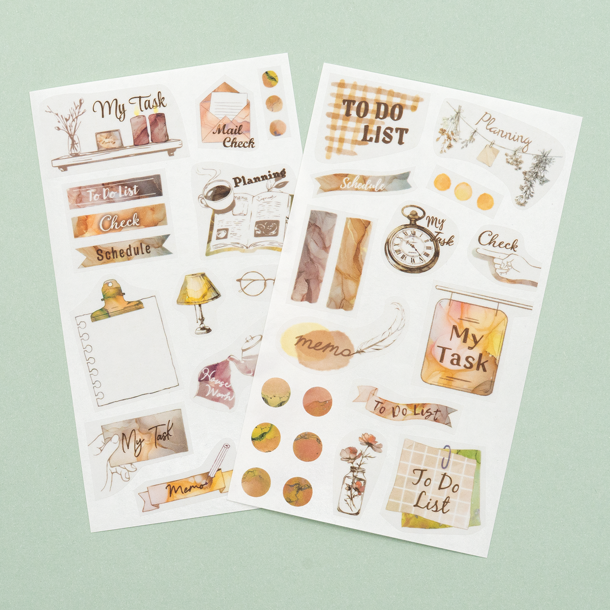 Pine Book - Task Deco Sticker Sheet