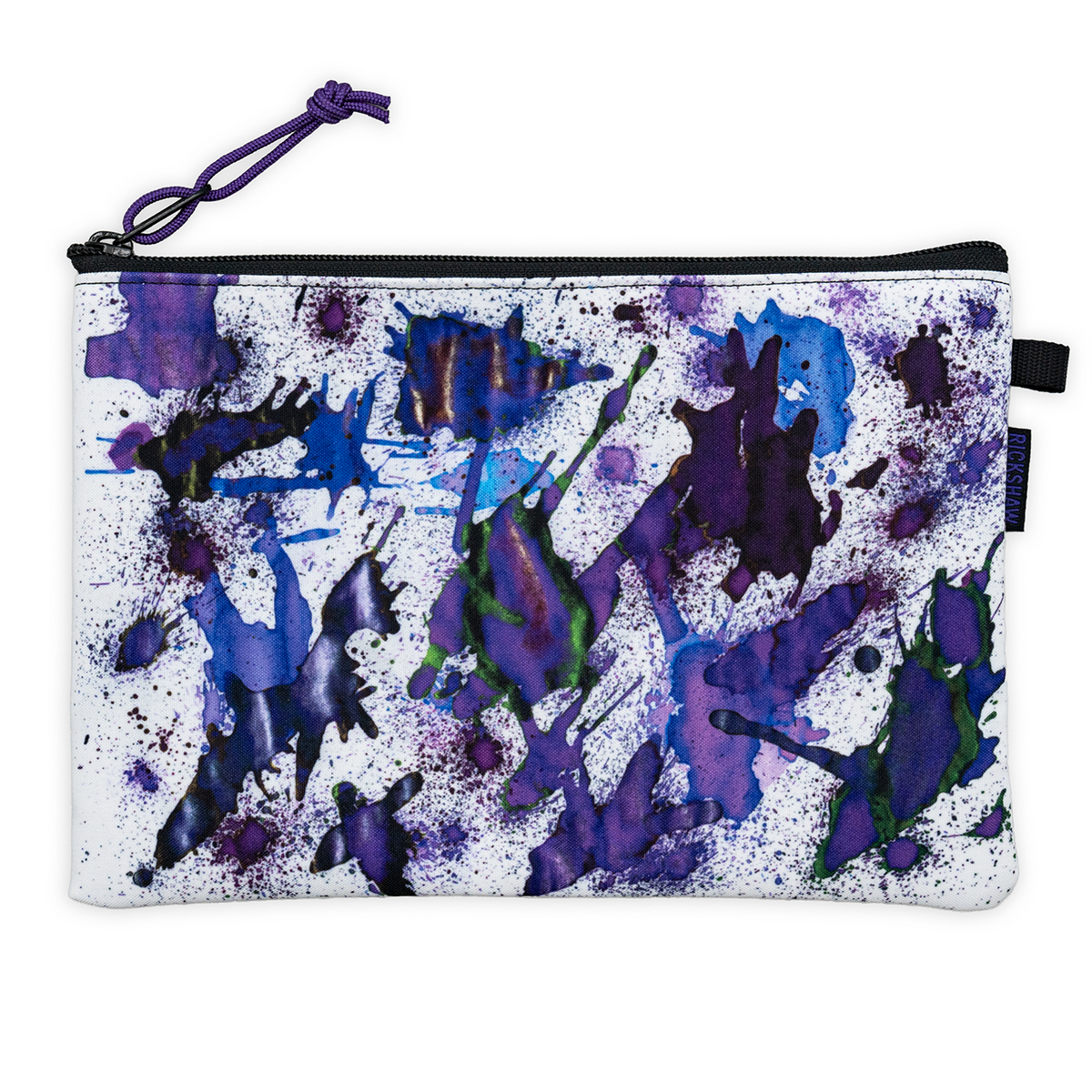 Rickshaw Large Utility Case A5 - Purple Splatter