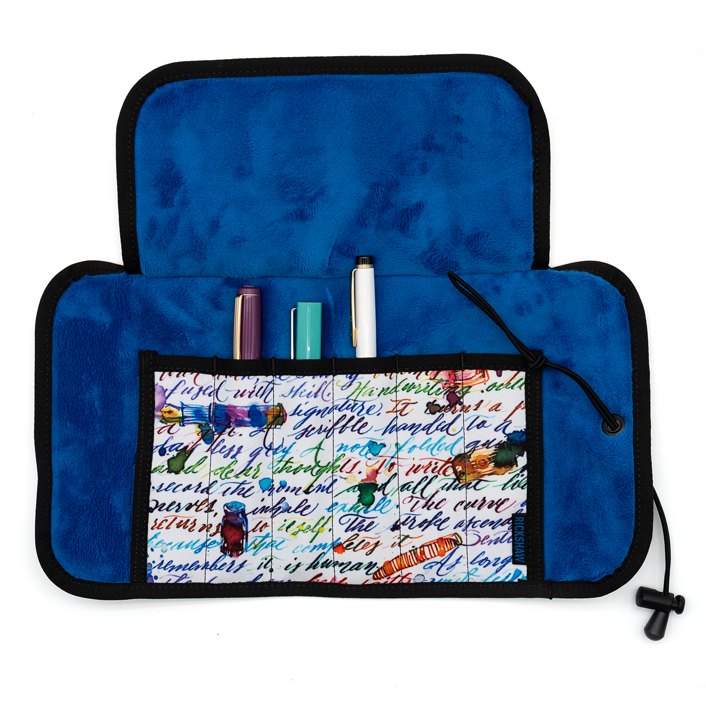 Rickshaw Leigh Reyes Limited Edition 6 Pen Roll with flaps