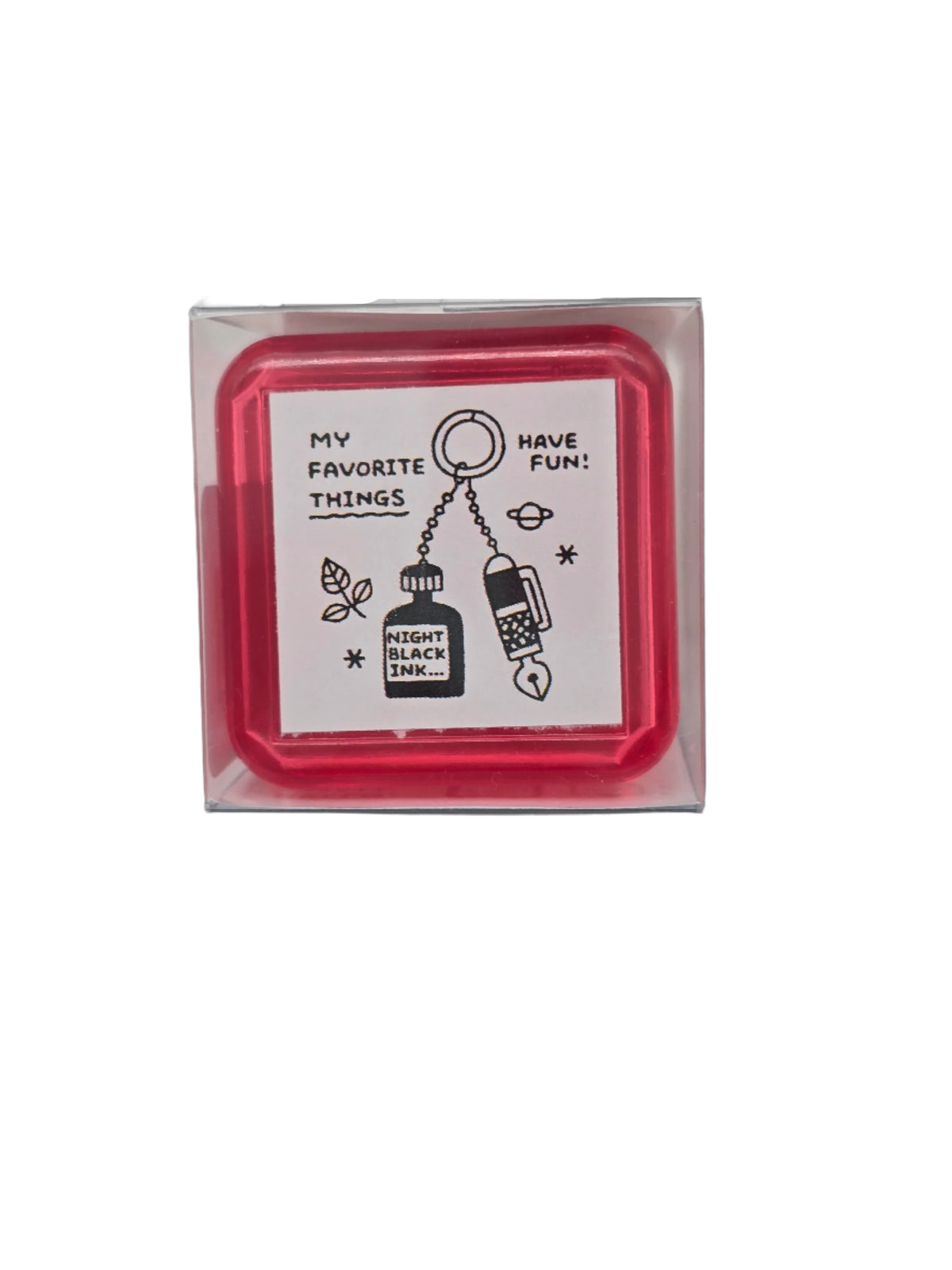 Sanby x Eric Small Things Pre-Inked Stamp - Key Ring