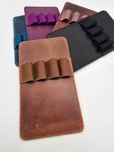 Galen Leather Co. Replacement Leather 4 Slot Pen Insert - Brown