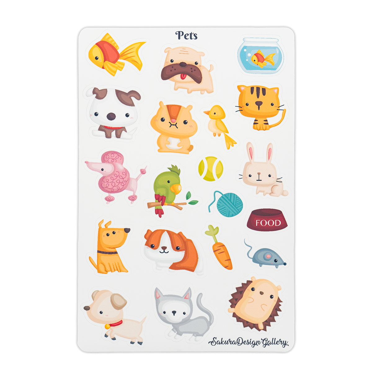 Sakura Design Gallery - Vinyl Stickers - Pets