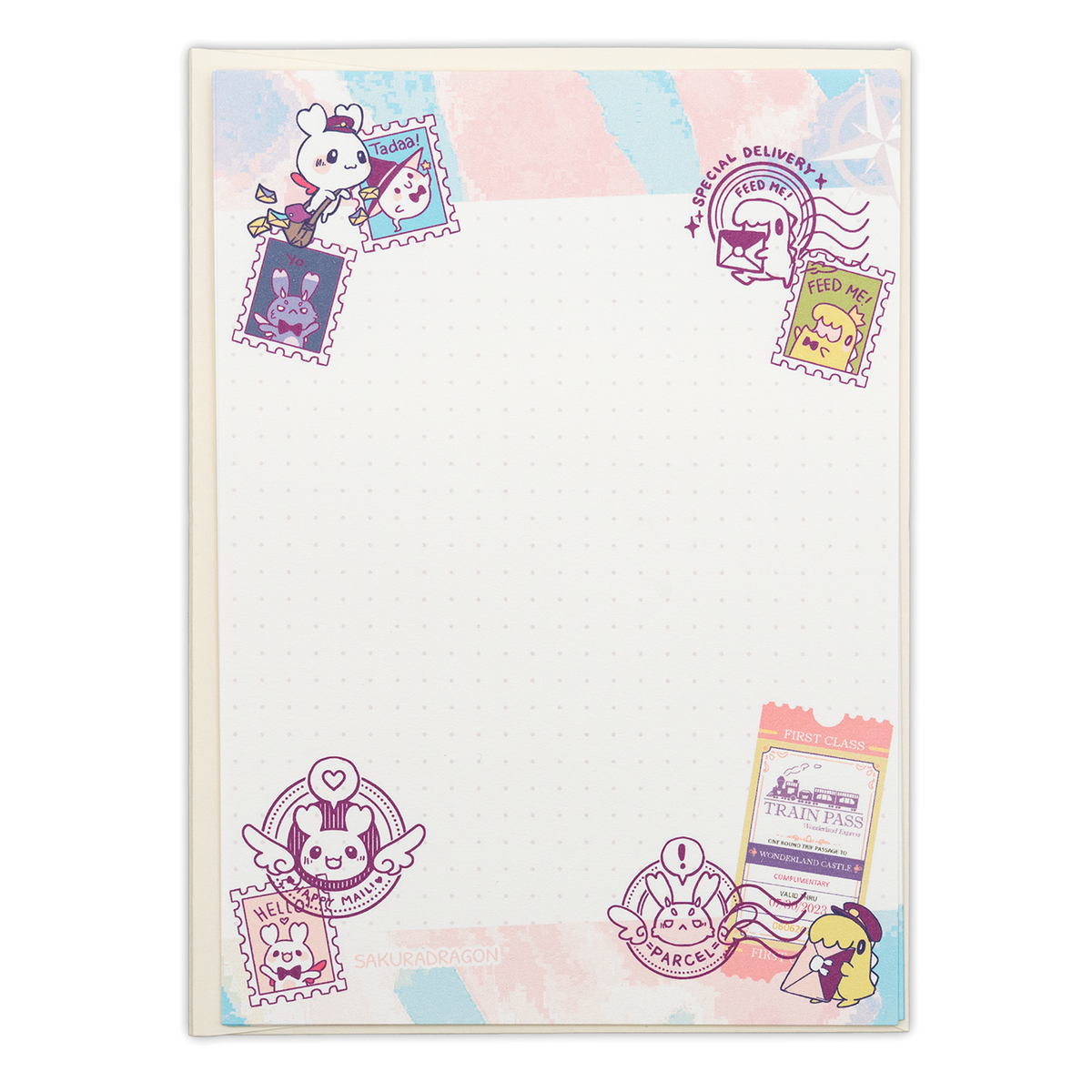 Sakuradragon - Travel Journal Letter Set