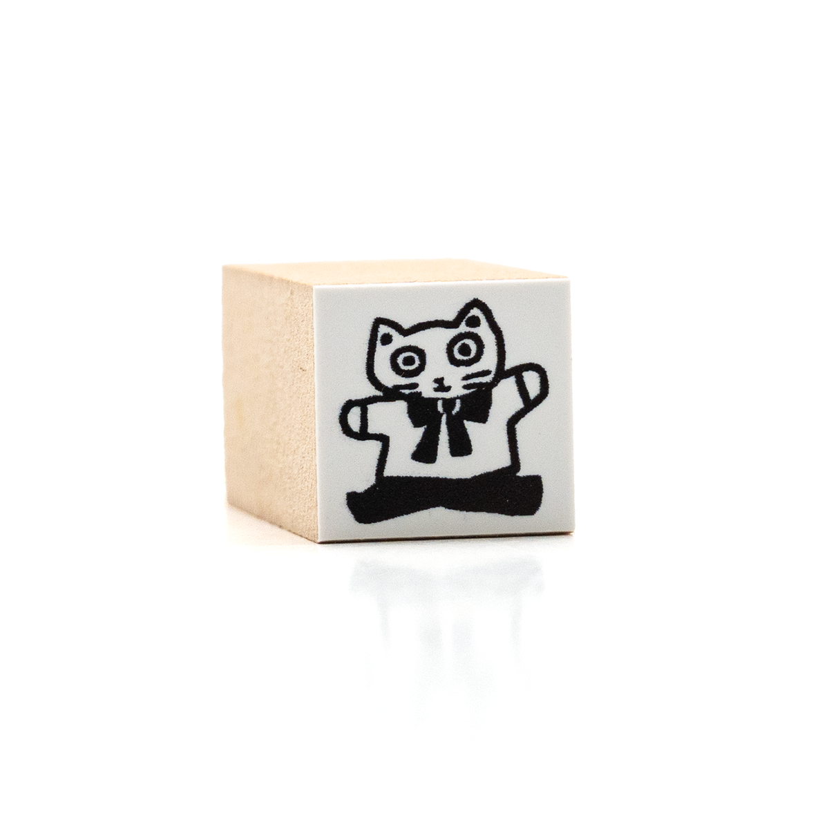 Sanby x Yumi Kitagishi Chibi Stamp - Jumping Cat