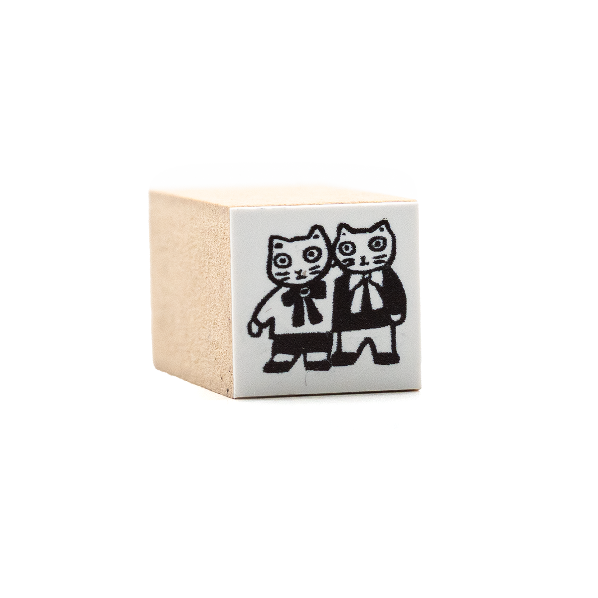 Sanby x Yumi Kitagishi Chibi Stamp - Two Cats