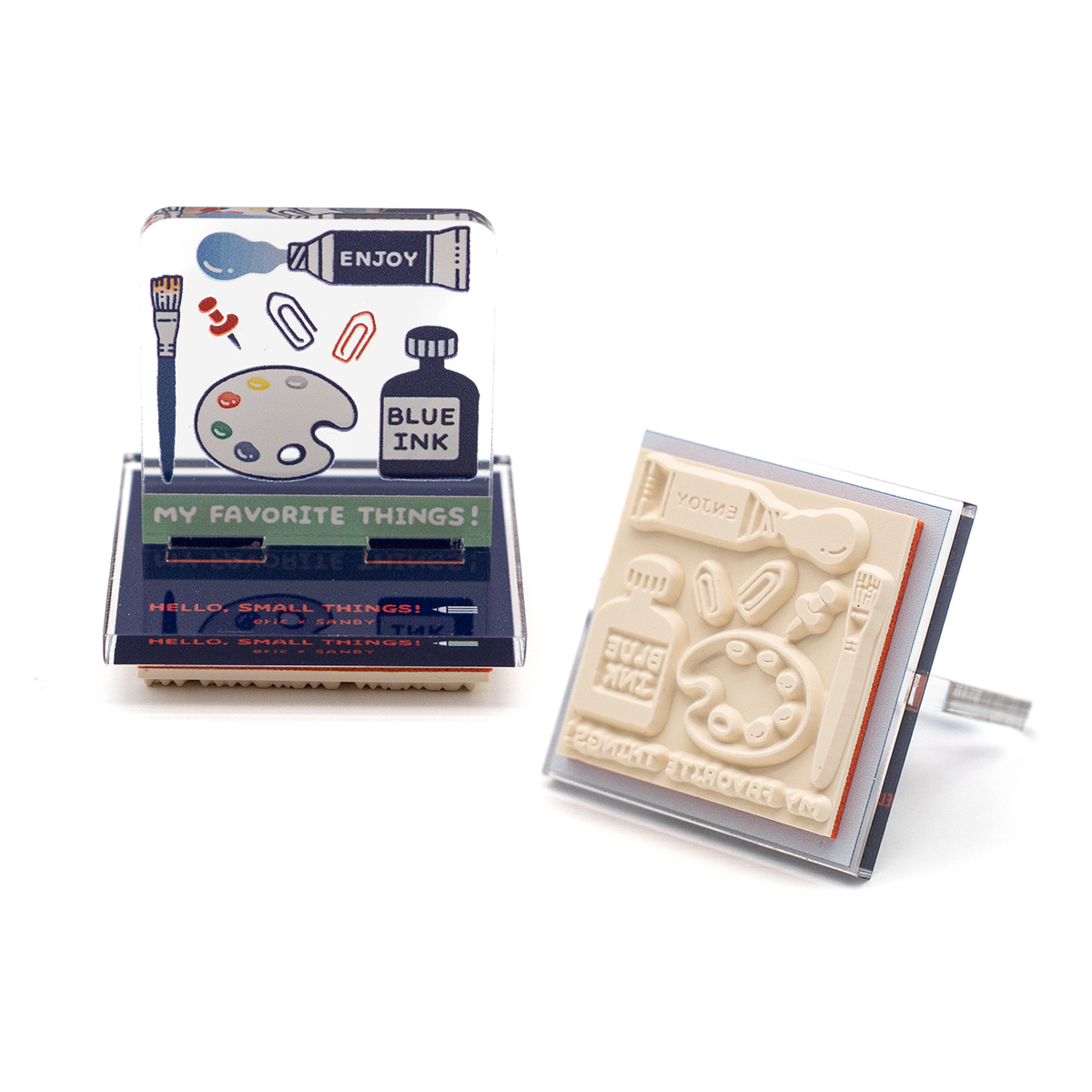Sanby x Eric Small Things Acrylic Stand Stamp - Palette
