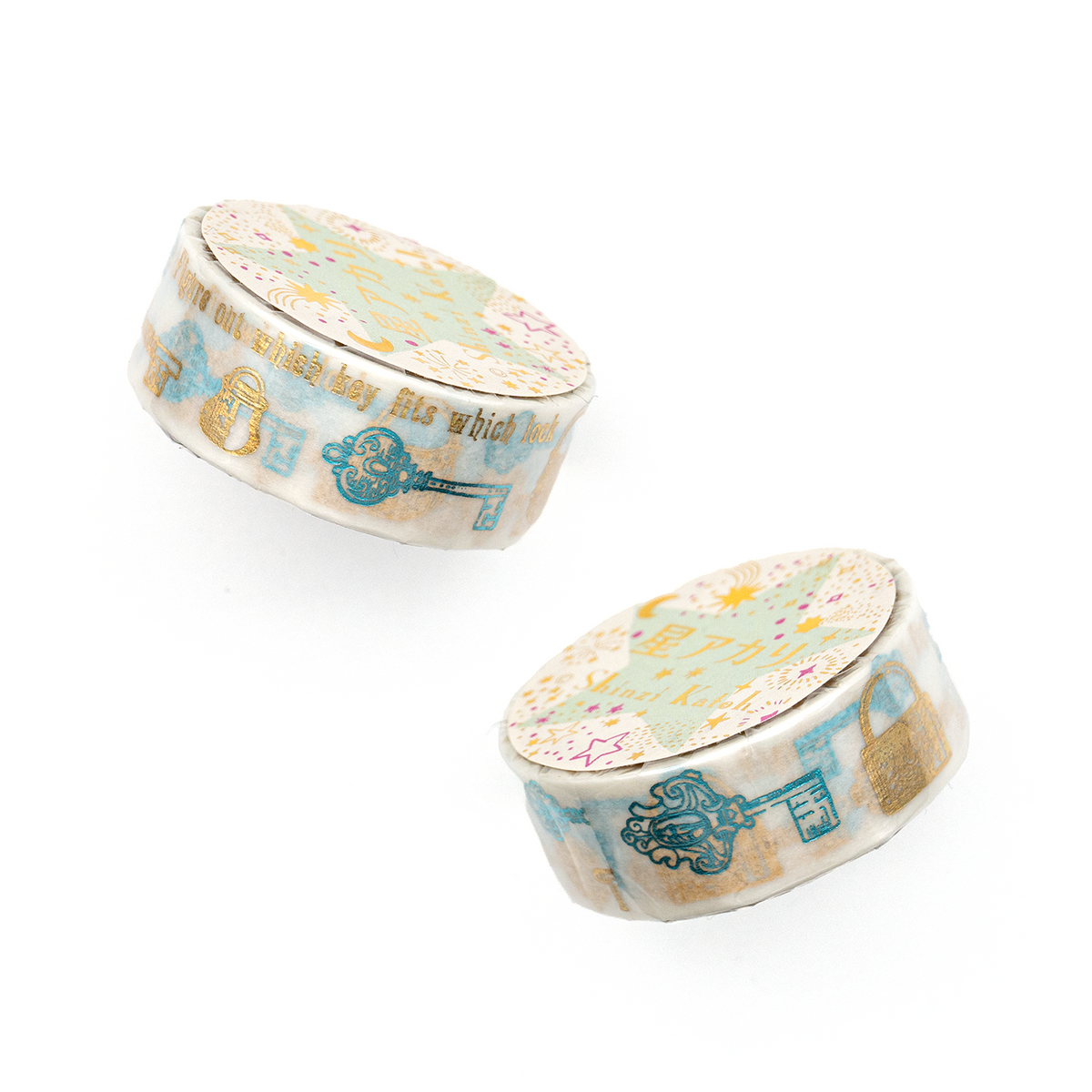 Seal-Do Shinzi Katoh Washi Tape - 15mm - Antique Key